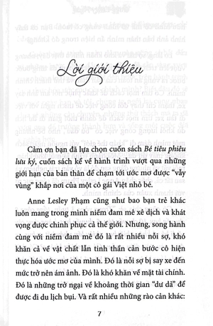 bé tiêu phiêu lưu ký - hành trình một mình chinh phục thế giới của cô gái việt