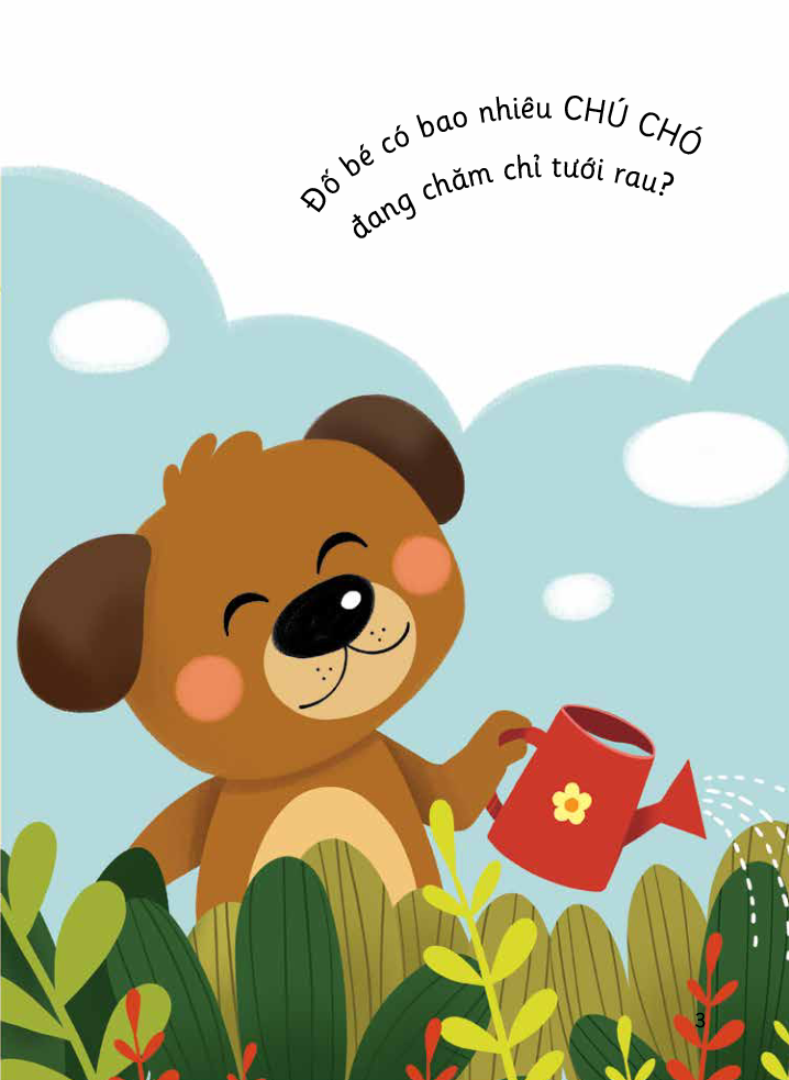 bé tinh ý - 1,2,3 cùng đếm nha!