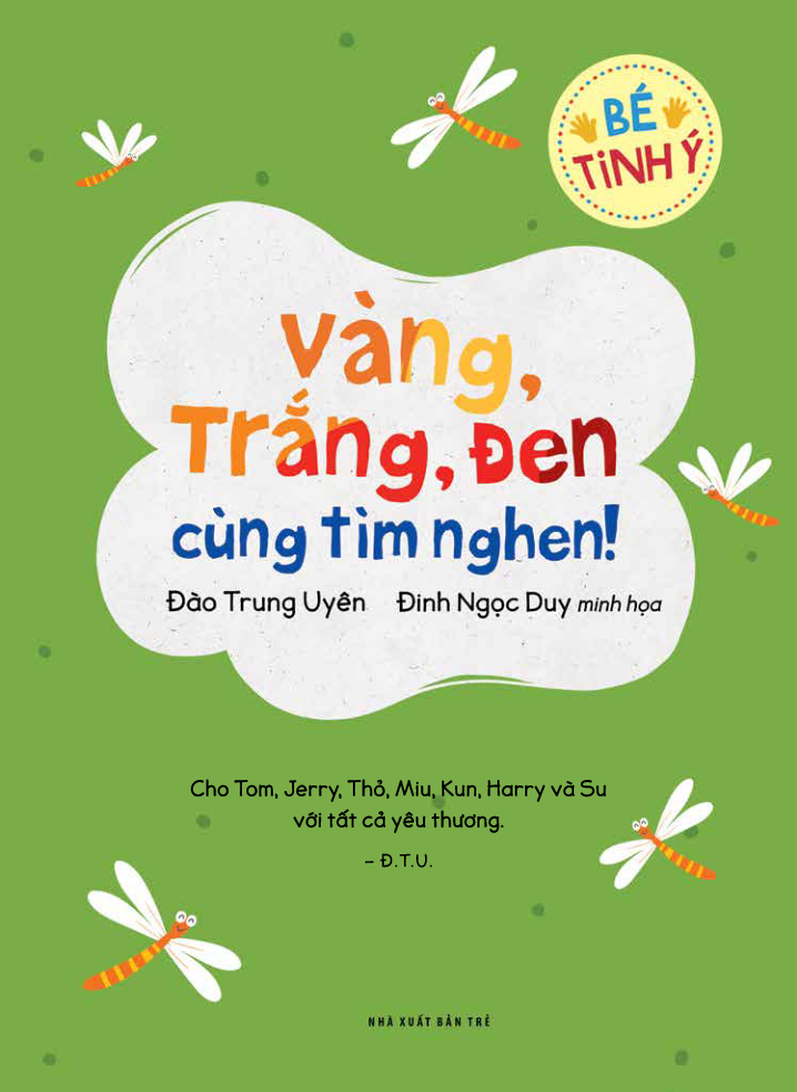 bé tinh ý - vàng, trắng, đen - cùng tìm nghen!