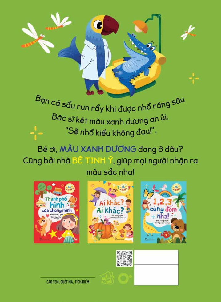 bé tinh ý - vàng, trắng, đen - cùng tìm nghen!