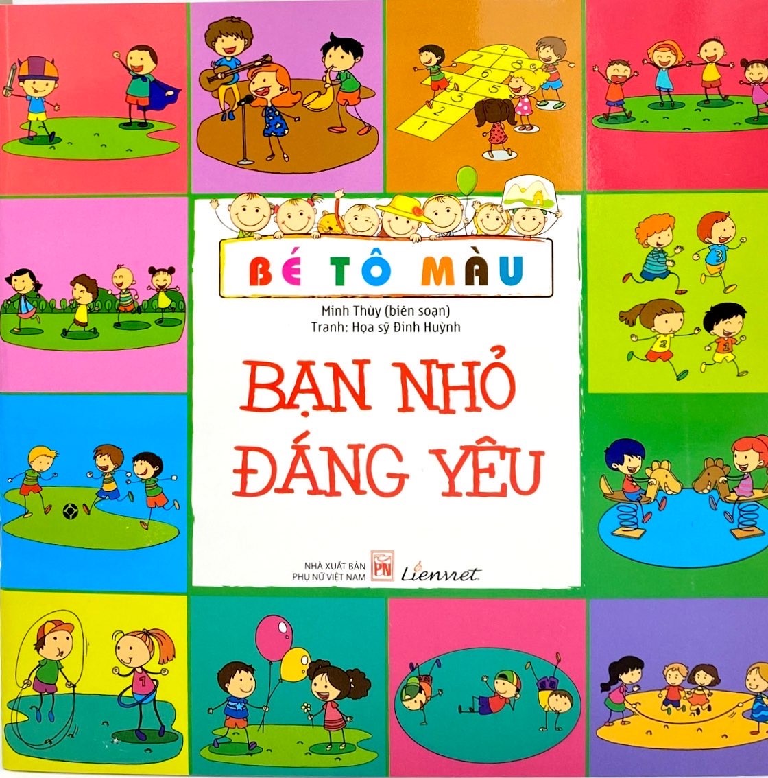 bé tô màu - bạn nhỏ đáng yêu