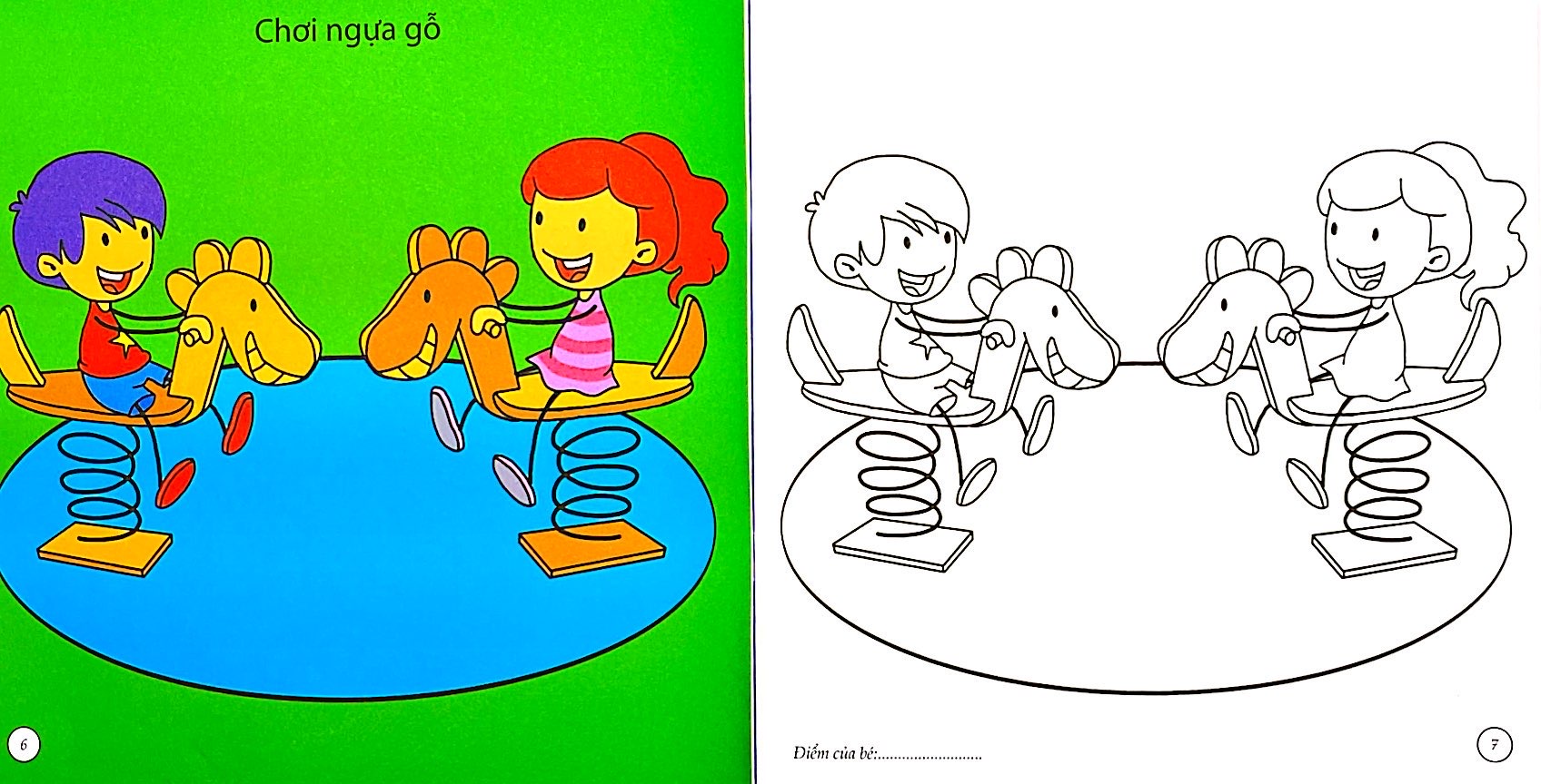 bé tô màu - bạn nhỏ đáng yêu