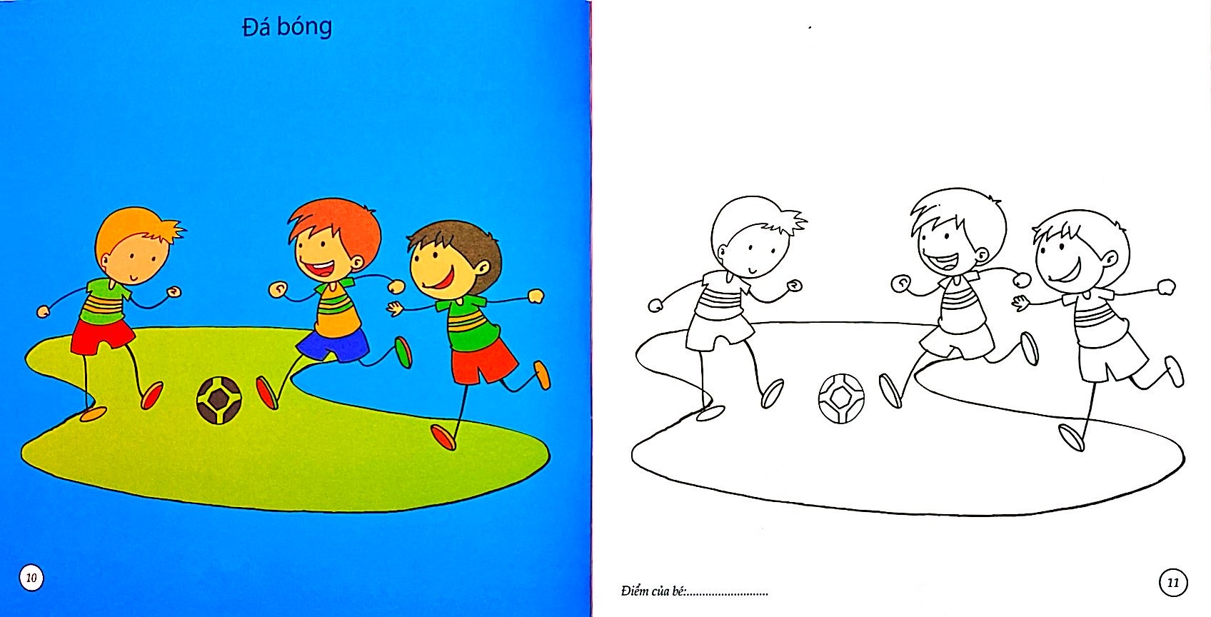 bé tô màu - bạn nhỏ đáng yêu