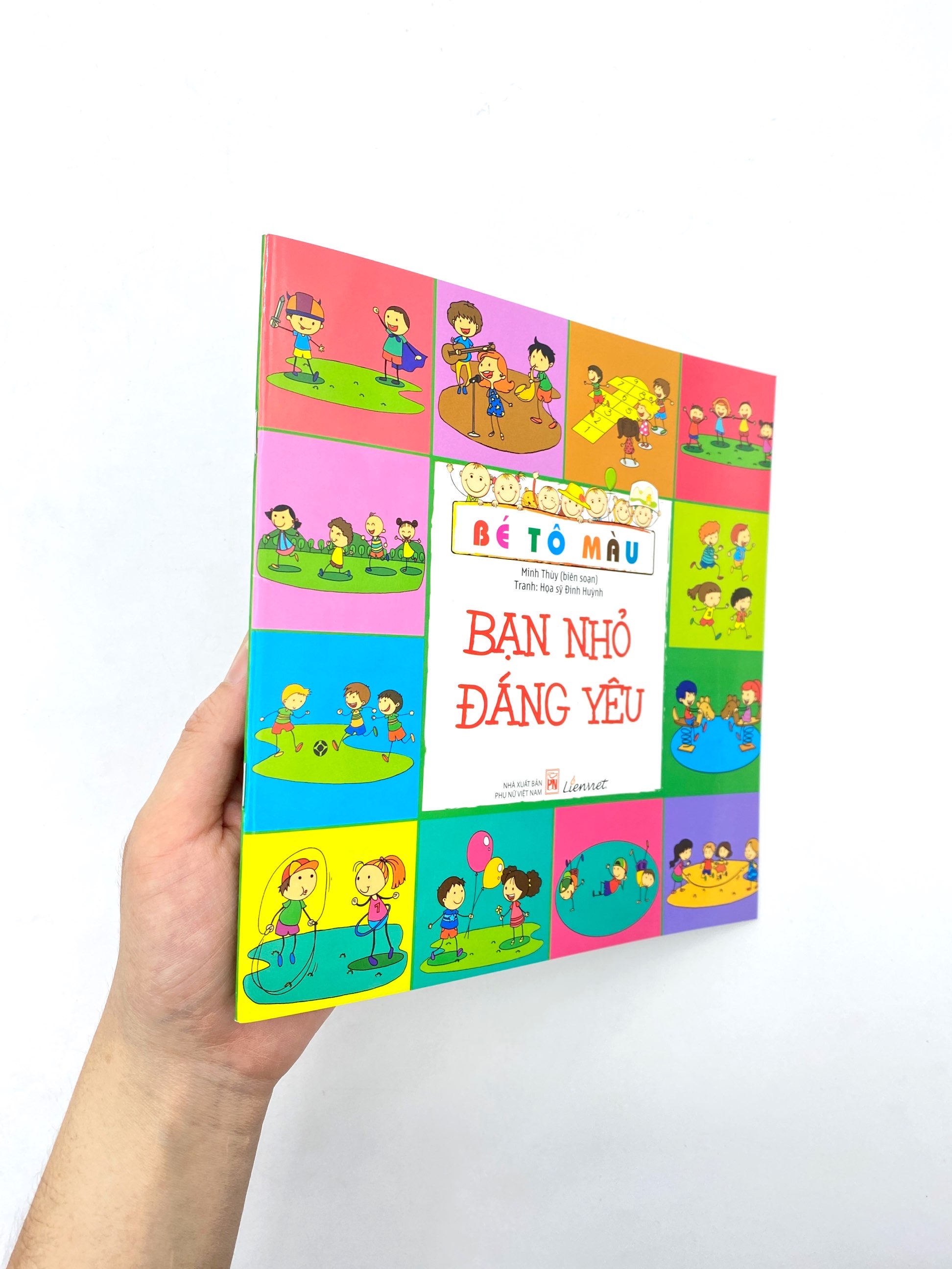 bé tô màu - bạn nhỏ đáng yêu