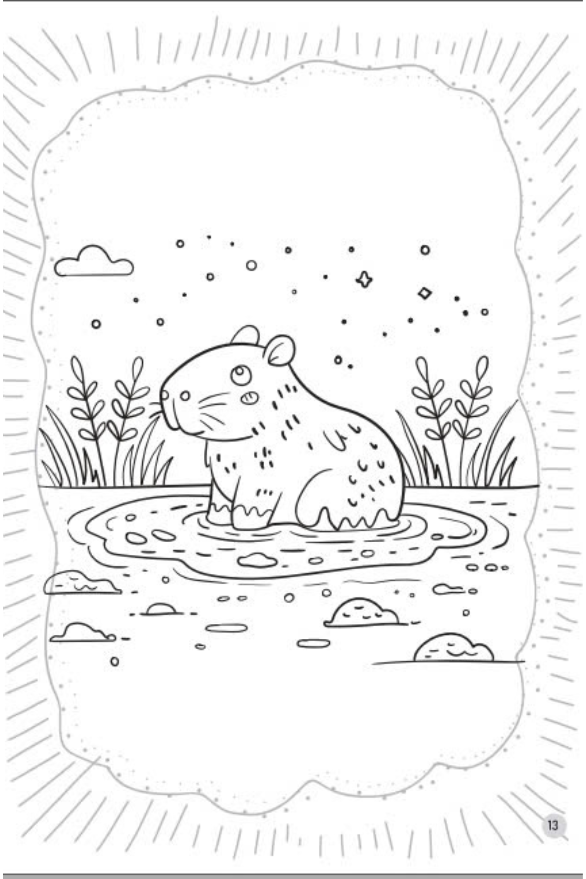 bé tô màu capybara - bộ trưởng bộ ngoại giao - cuộc sống muôn màu