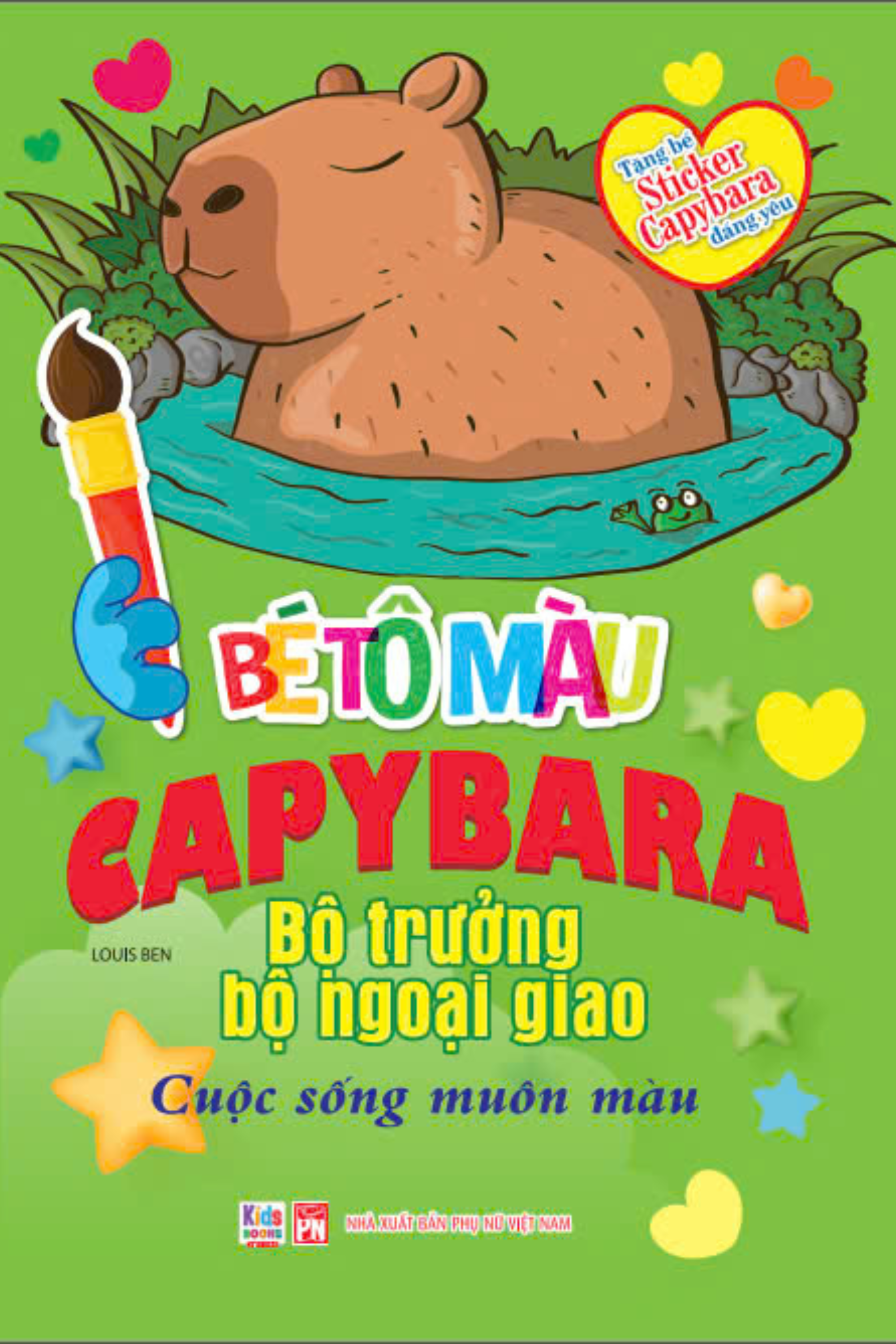 bé tô màu capybara - bộ trưởng bộ ngoại giao - cuộc sống muôn màu