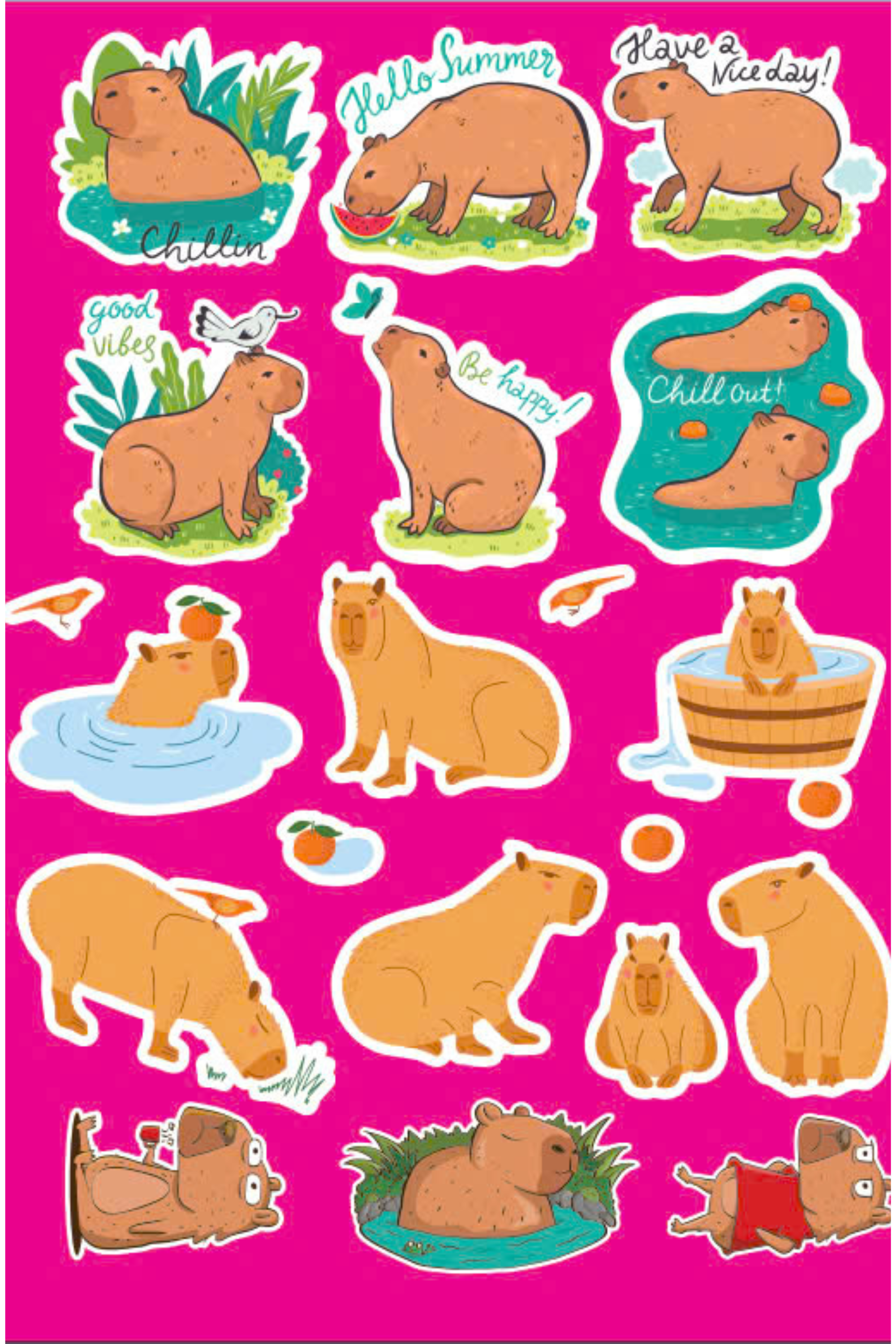 bé tô màu capybara - bộ trưởng bộ ngoại giao - cuộc sống muôn màu