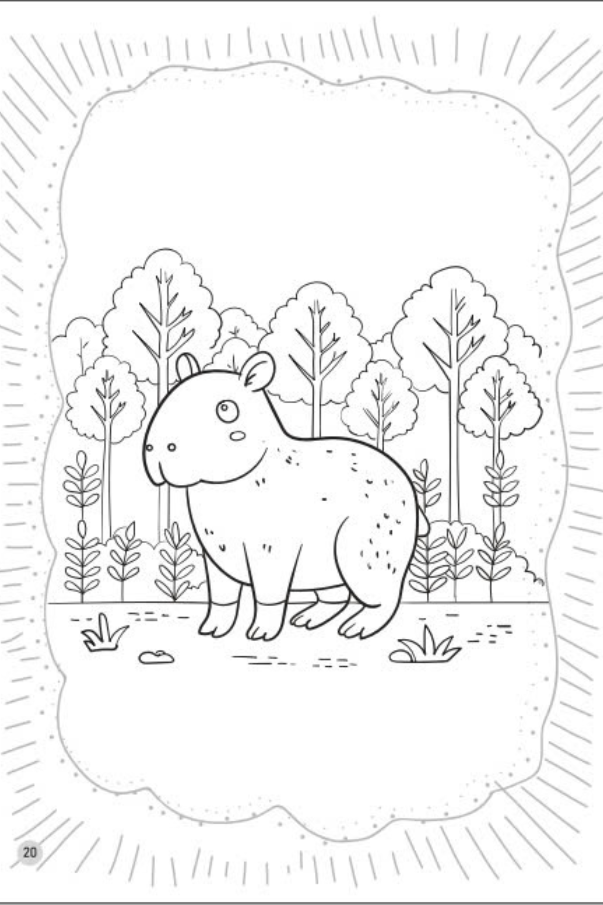 bé tô màu capybara - bộ trưởng bộ ngoại giao - cuộc sống muôn màu