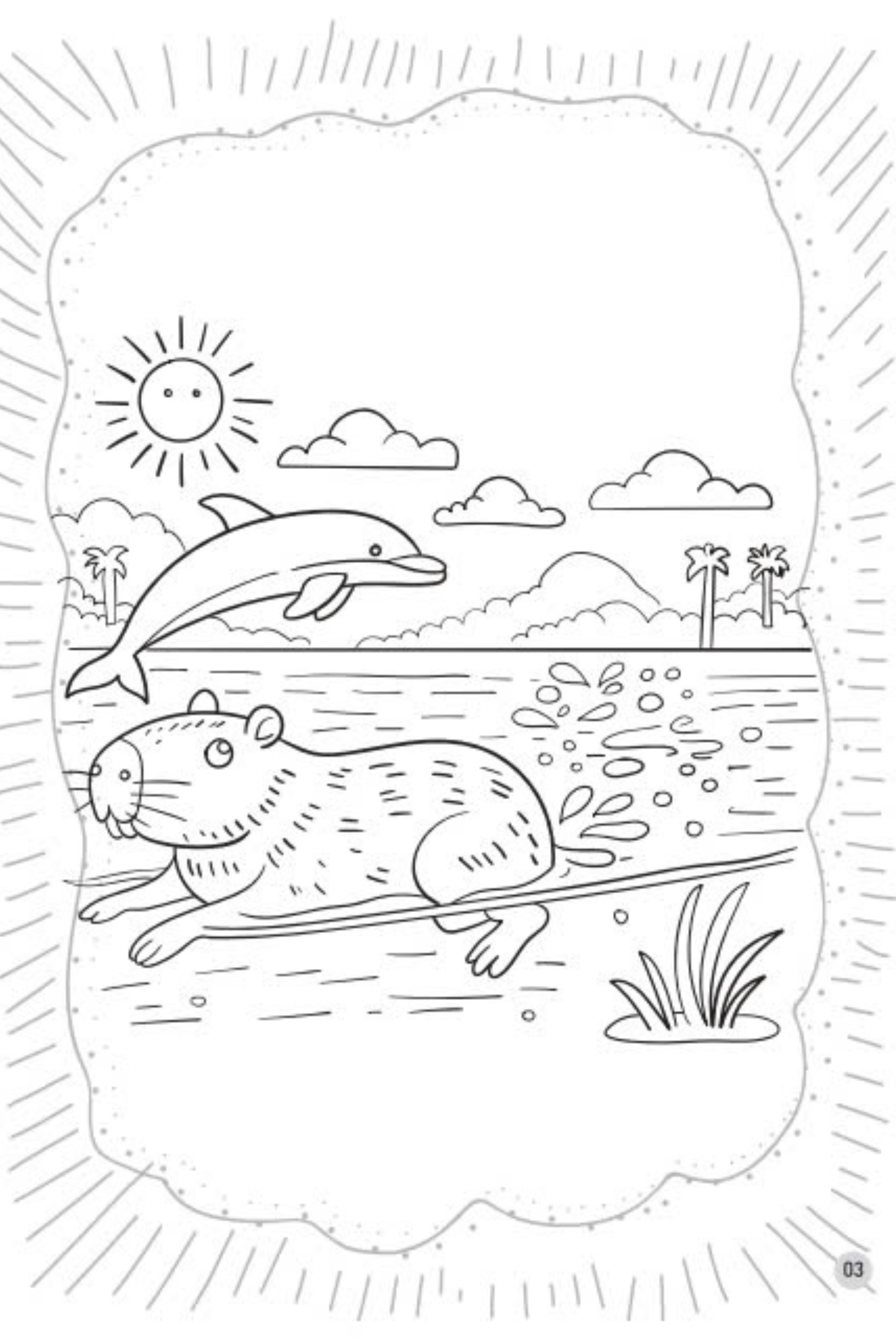 bé tô màu capybara - bộ trưởng bộ ngoại giao - cuộc sống muôn màu