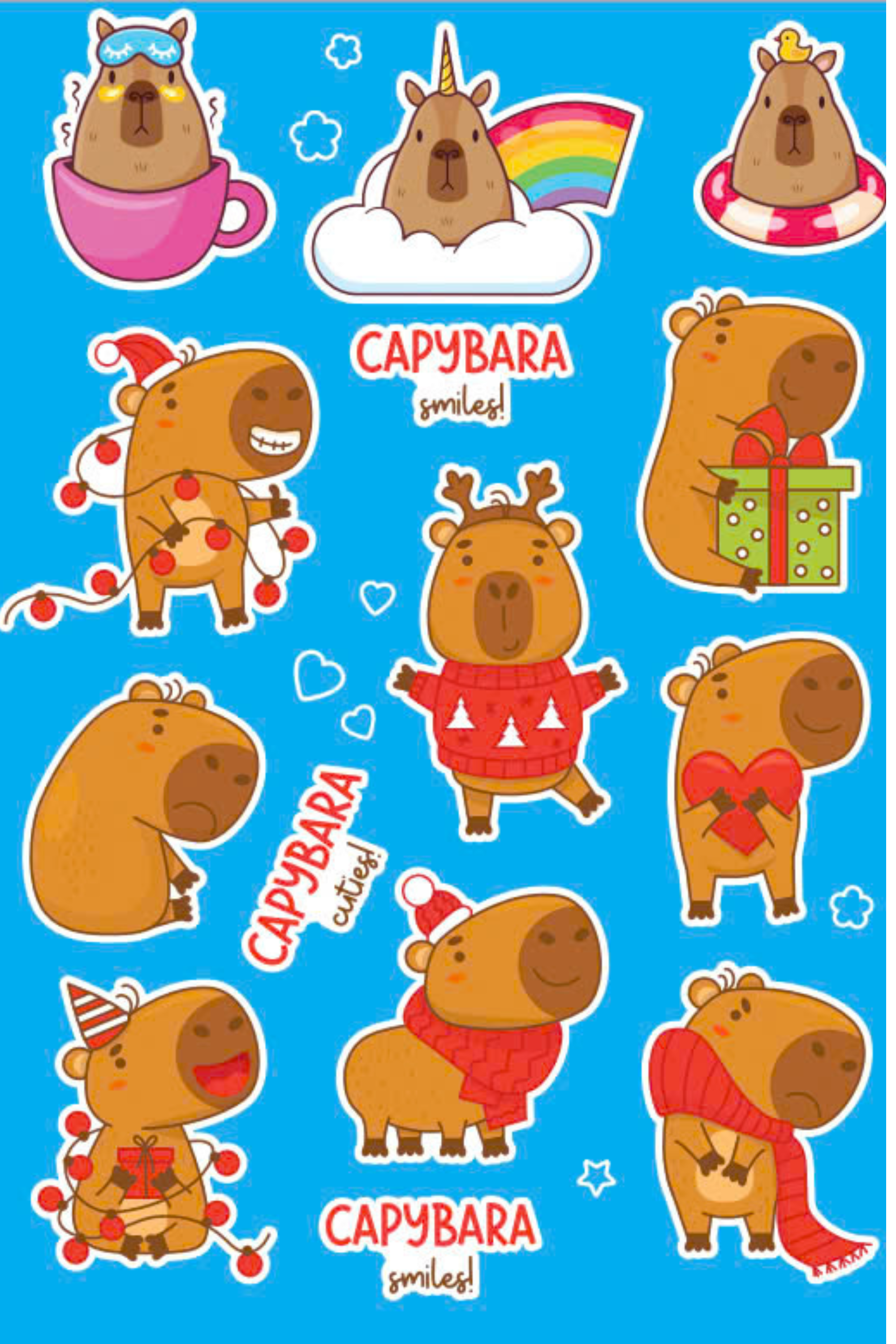 bé tô màu capybara - bộ trưởng bộ ngoại giao - giáng sinh diệu kỳ