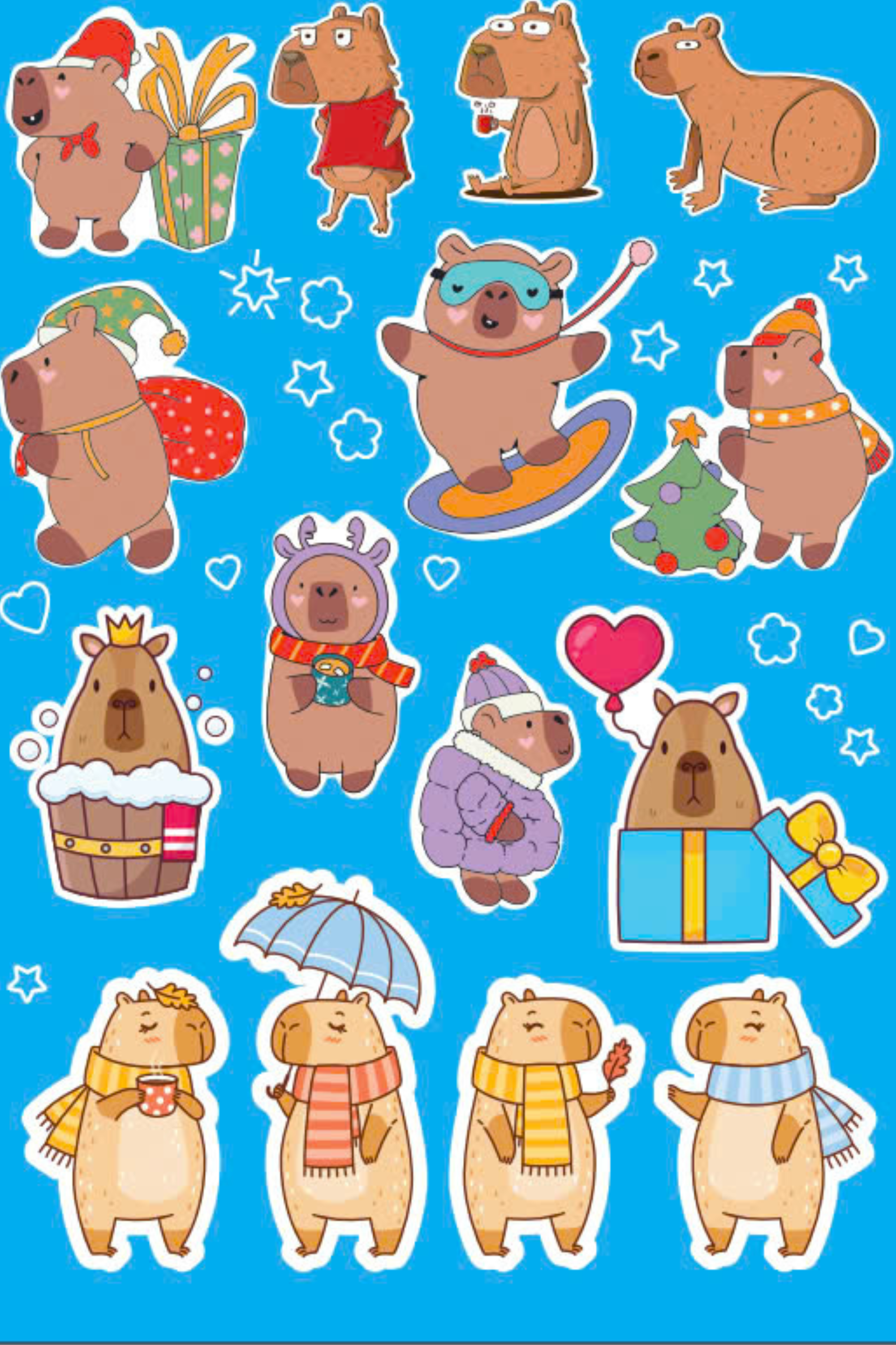 bé tô màu capybara - bộ trưởng bộ ngoại giao - giáng sinh diệu kỳ