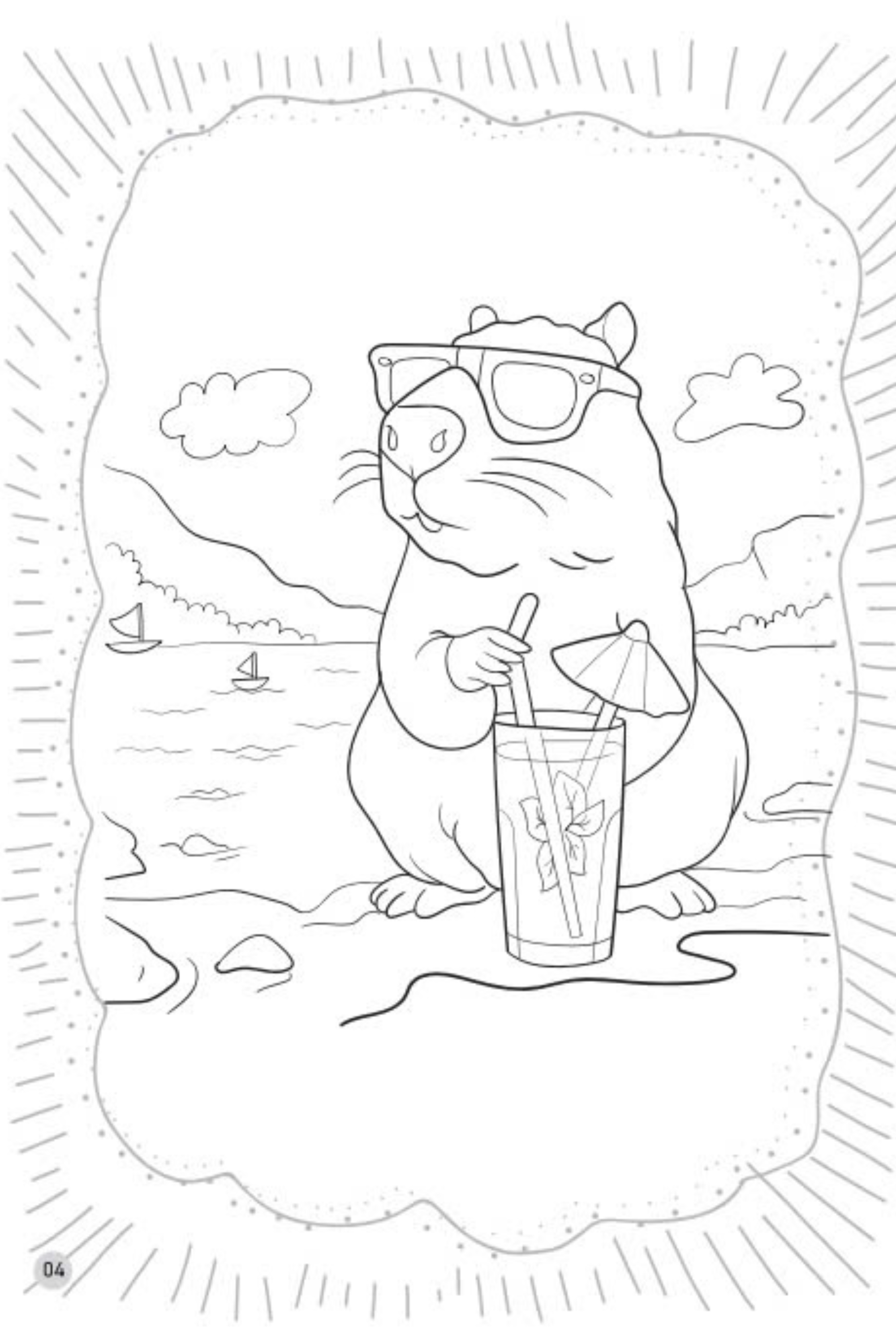 bé tô màu capybara - bộ trưởng bộ ngoại giao - giáng sinh diệu kỳ