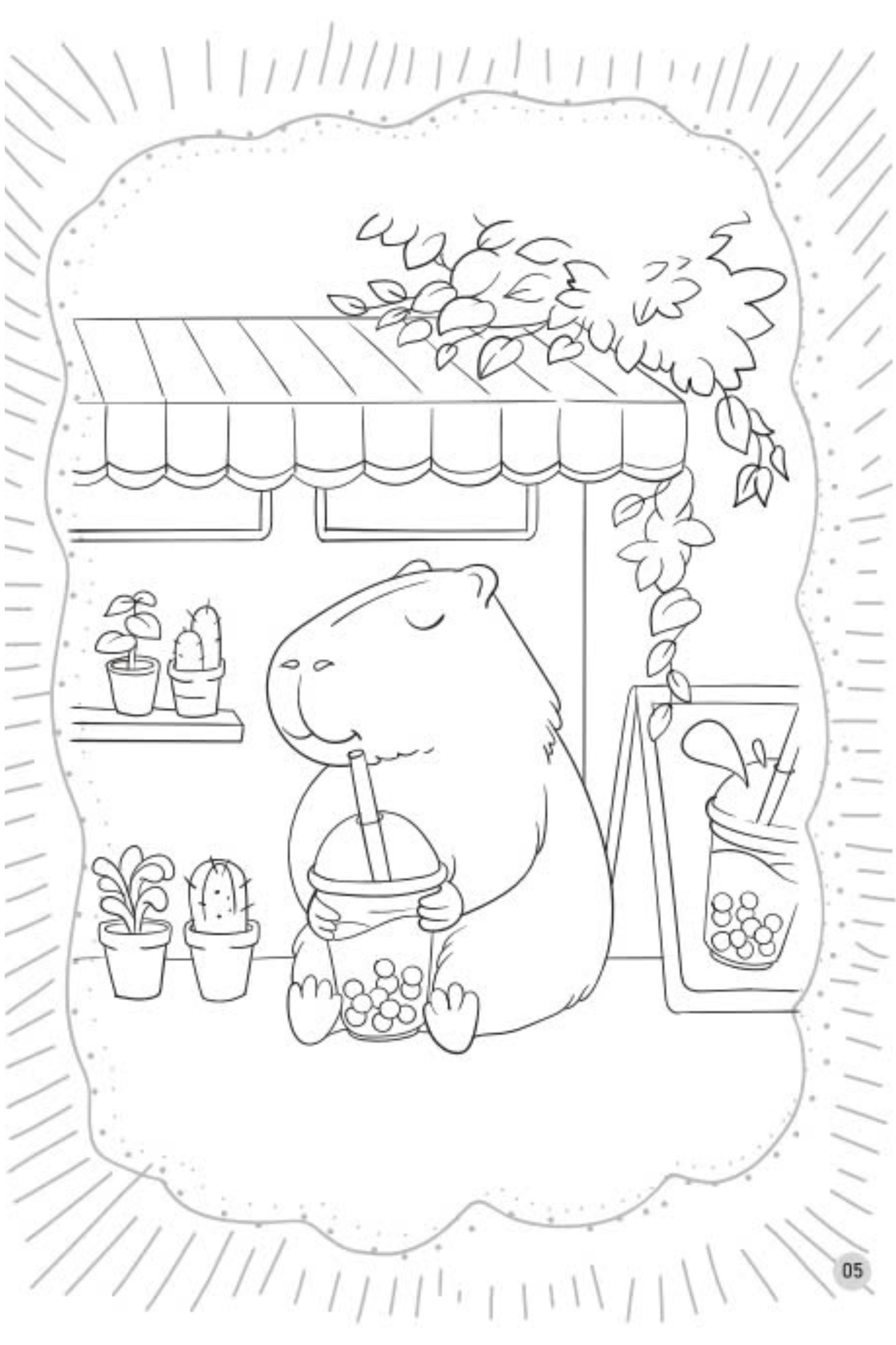 bé tô màu capybara - bộ trưởng bộ ngoại giao - giáng sinh diệu kỳ