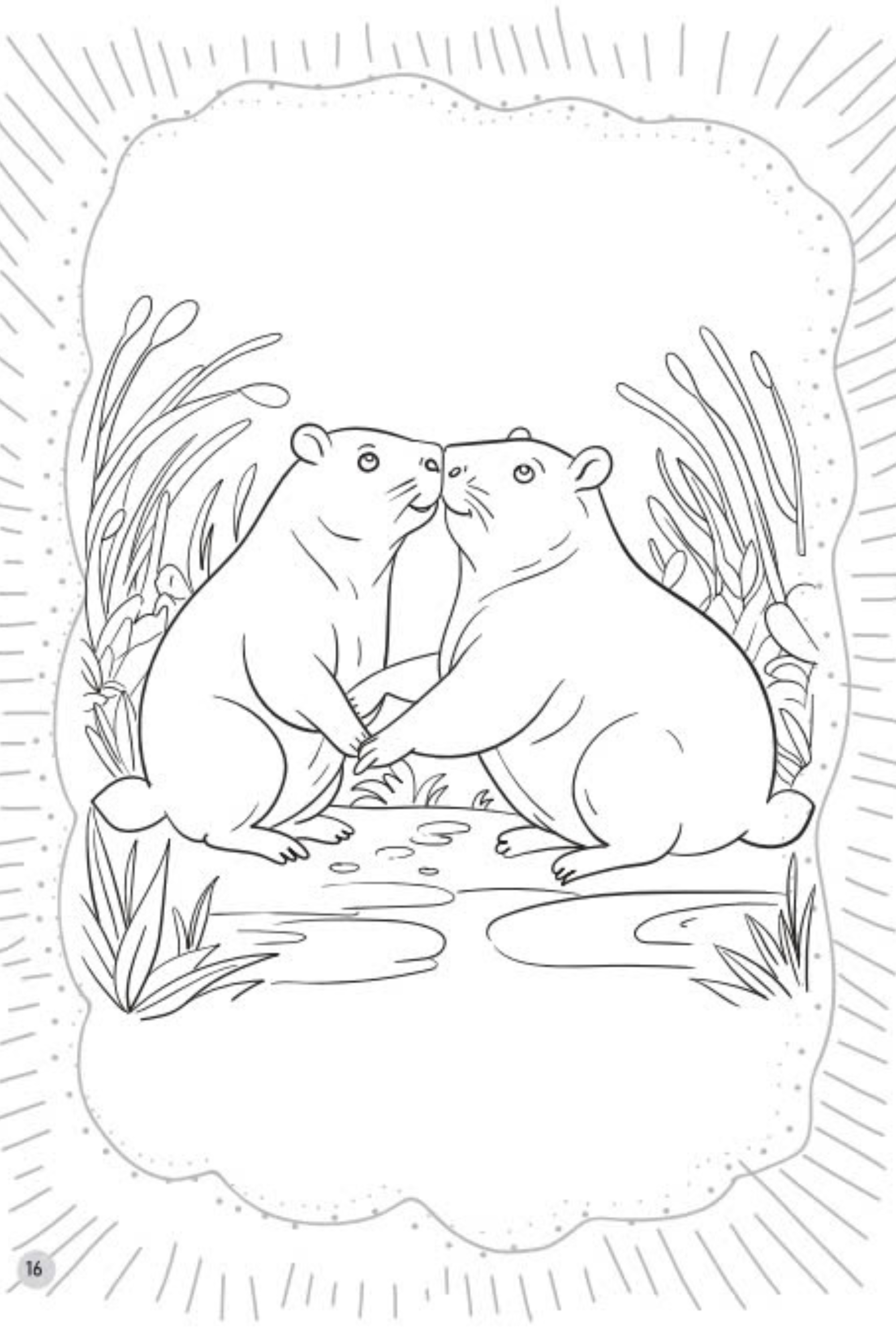 bé tô màu capybara - bộ trưởng bộ ngoại giao - giáng sinh diệu kỳ