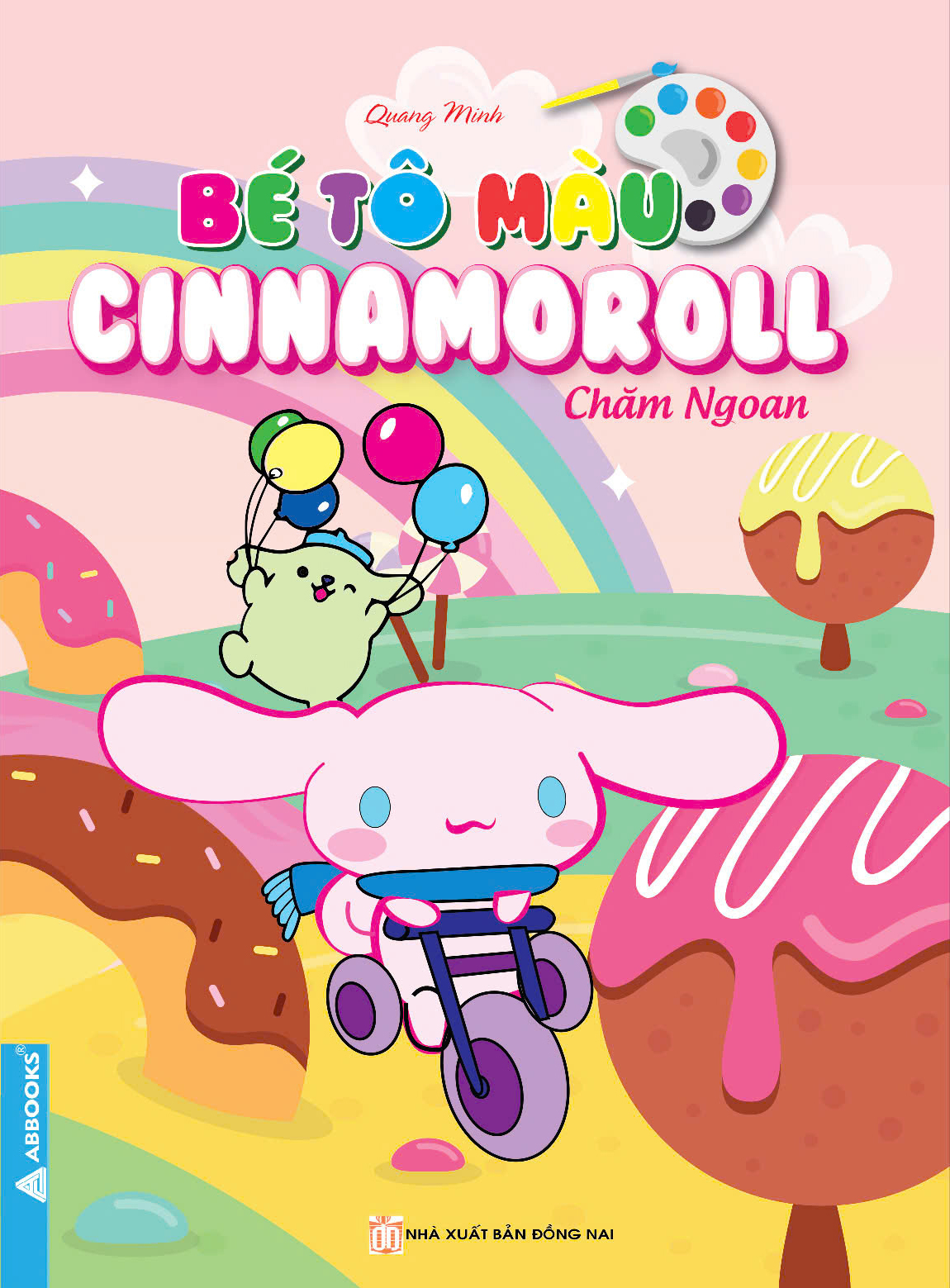 bé tô màu - cinnamoroll chăm ngoan