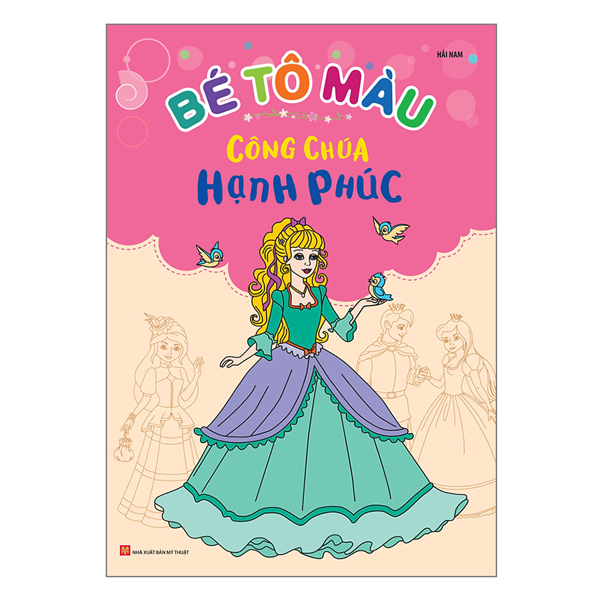 bé tô màu - công chúa hạnh phúc