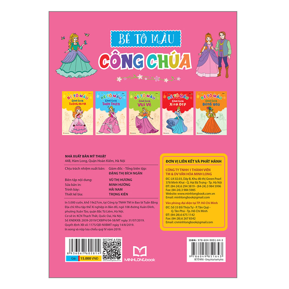 bé tô màu - công chúa hạnh phúc