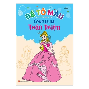 bé tô màu - công chúa thân thiện