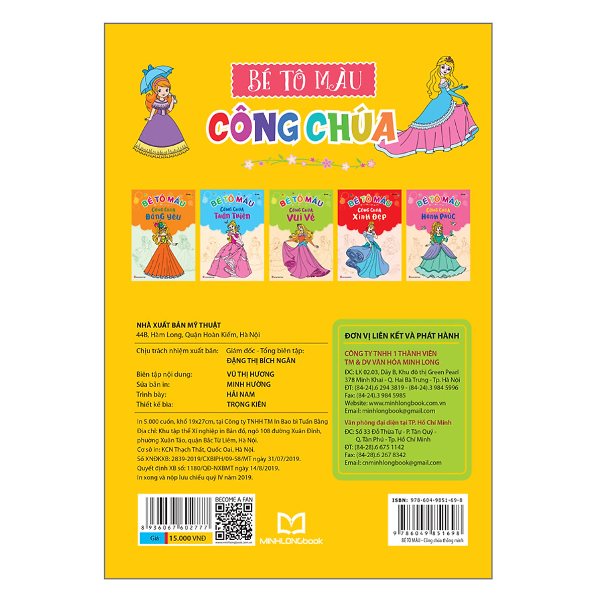 bé tô màu - công chúa thông minh