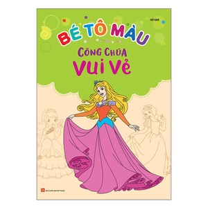 bé tô màu - công chúa vui vẻ