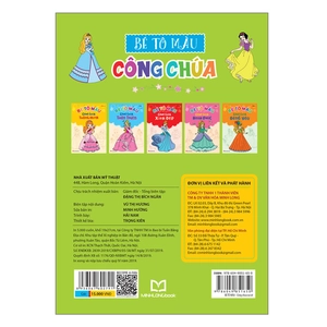 bé tô màu - công chúa vui vẻ