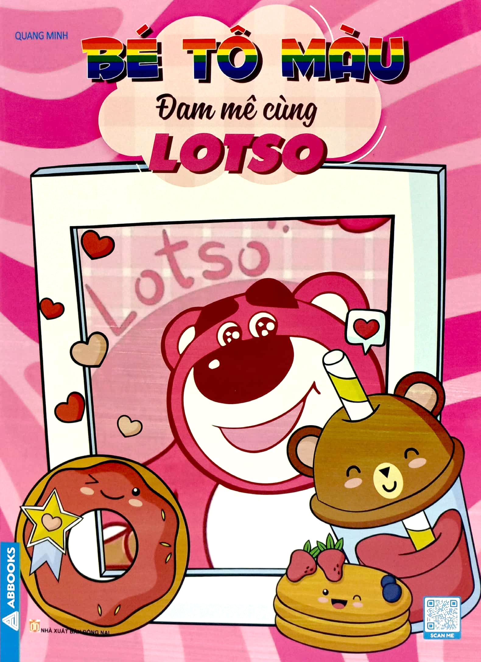 bé tô màu - đam mê cùng lotso