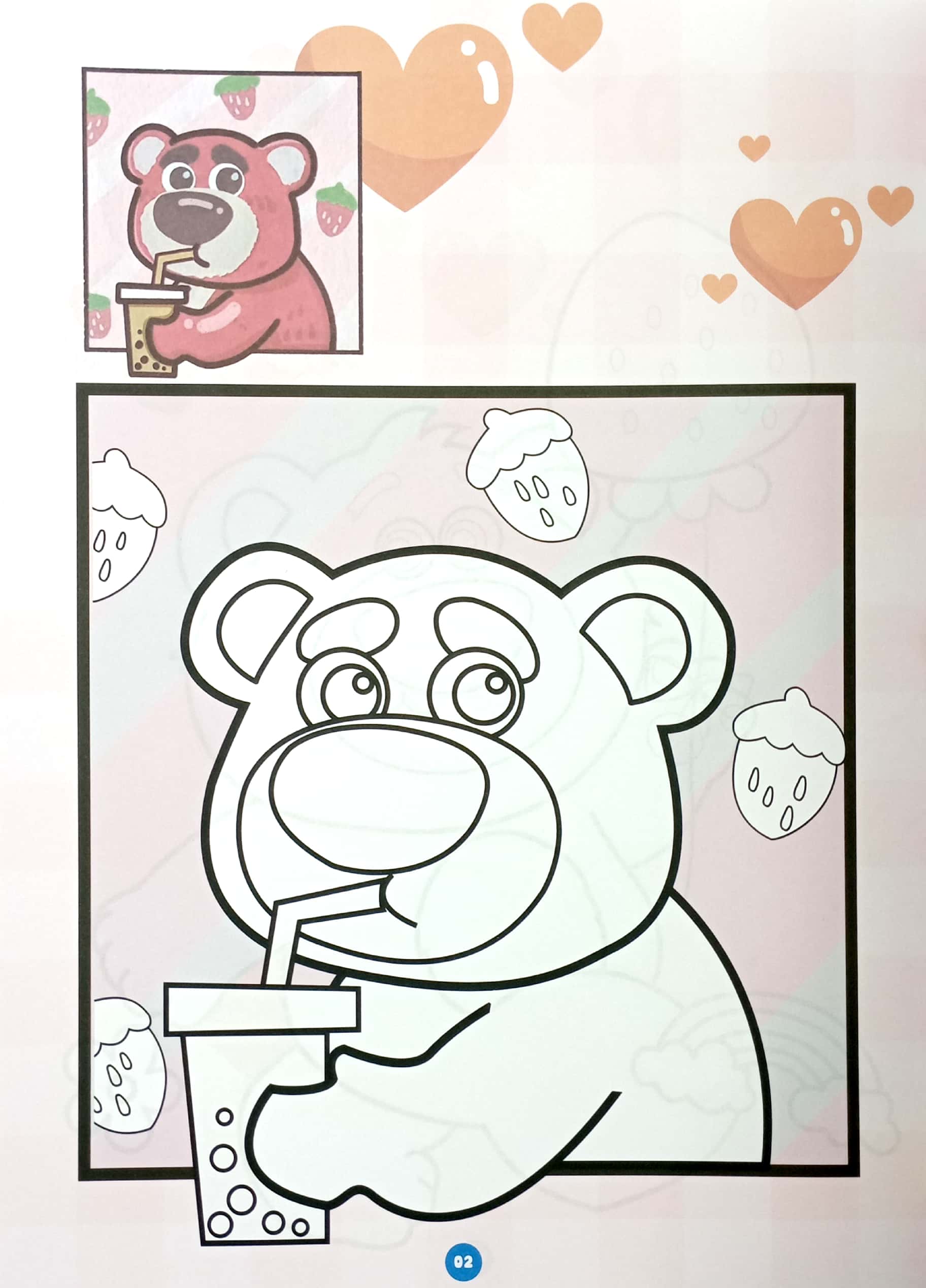 bé tô màu - đam mê cùng lotso