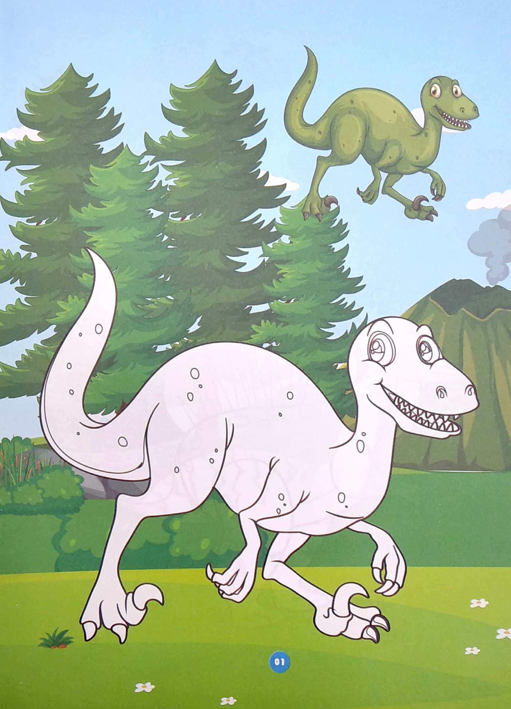 bé tô màu - dino award