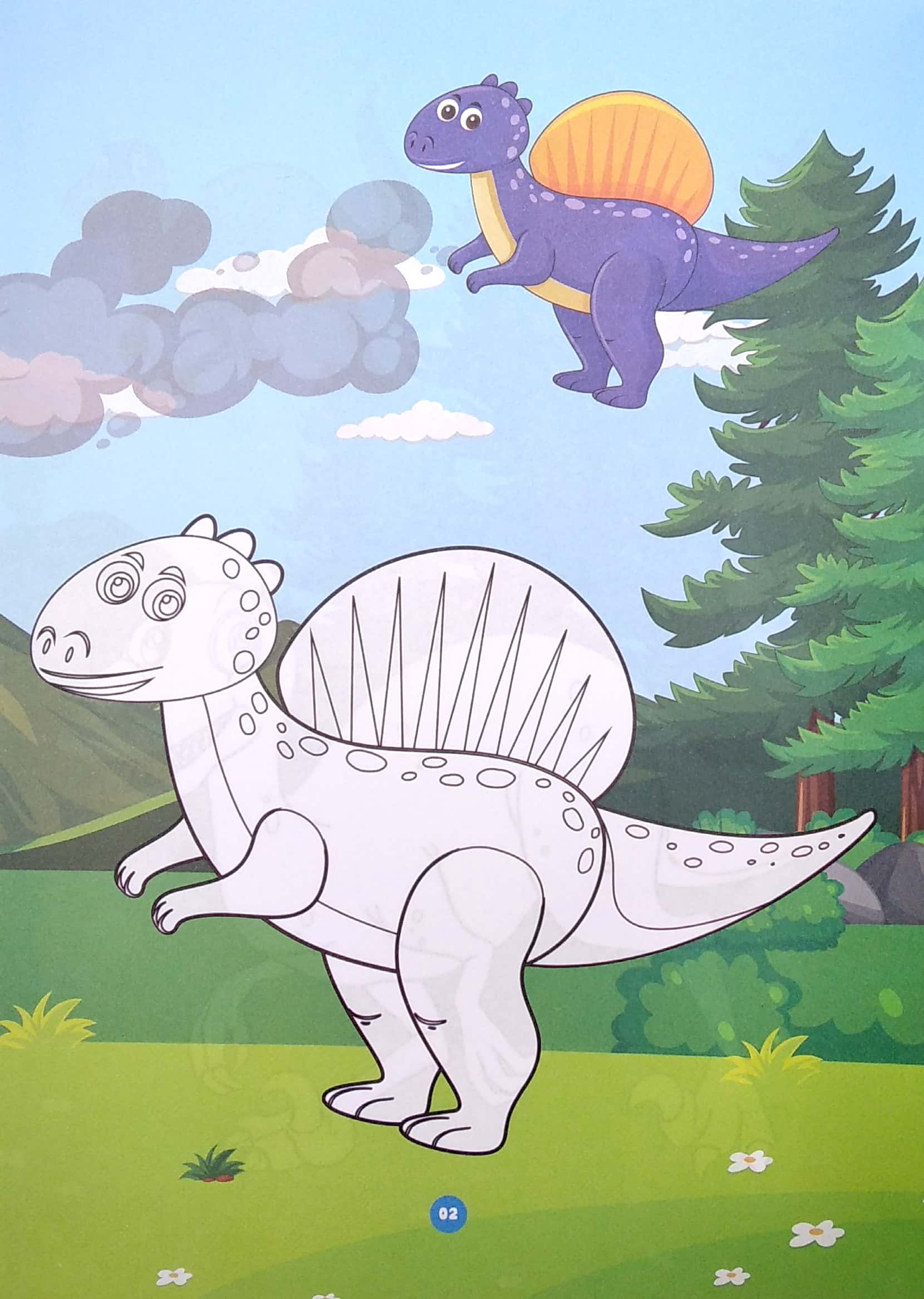 bé tô màu - dino award