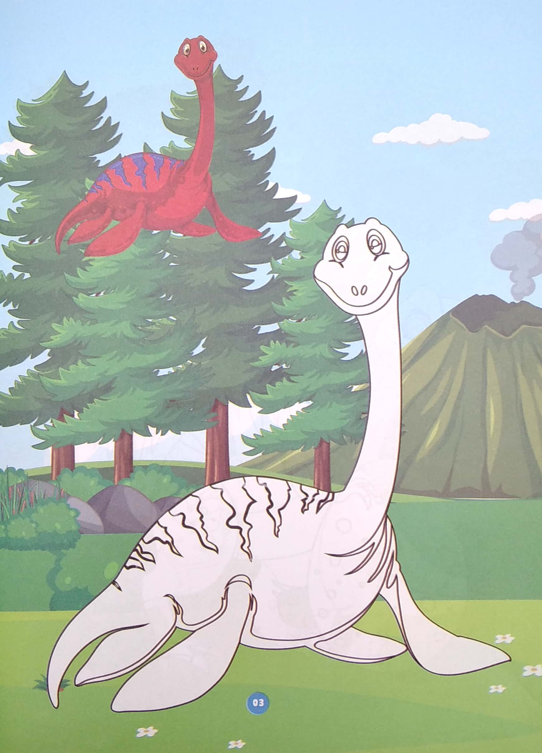 bé tô màu - dino award