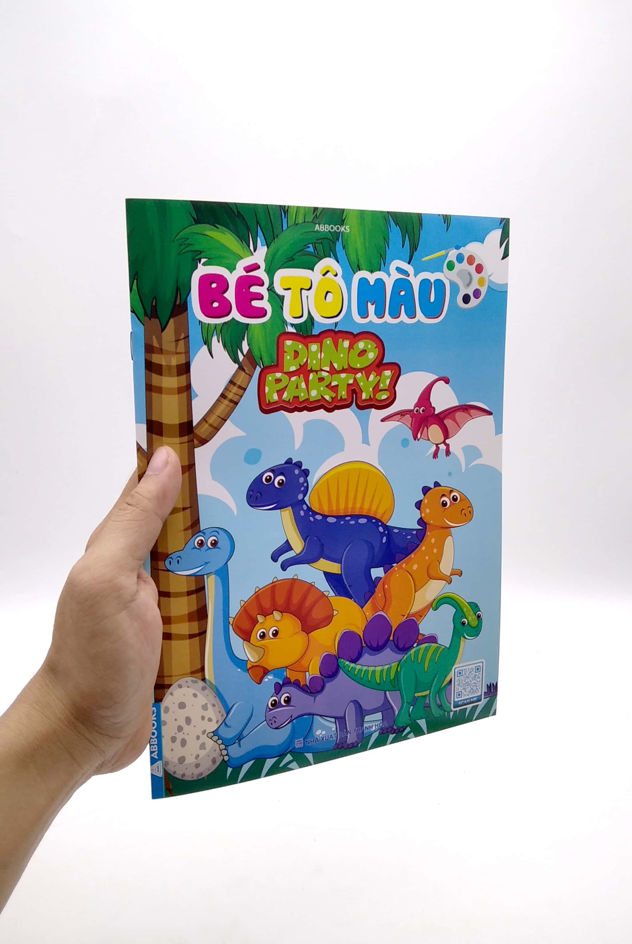 bé tô màu - dino party