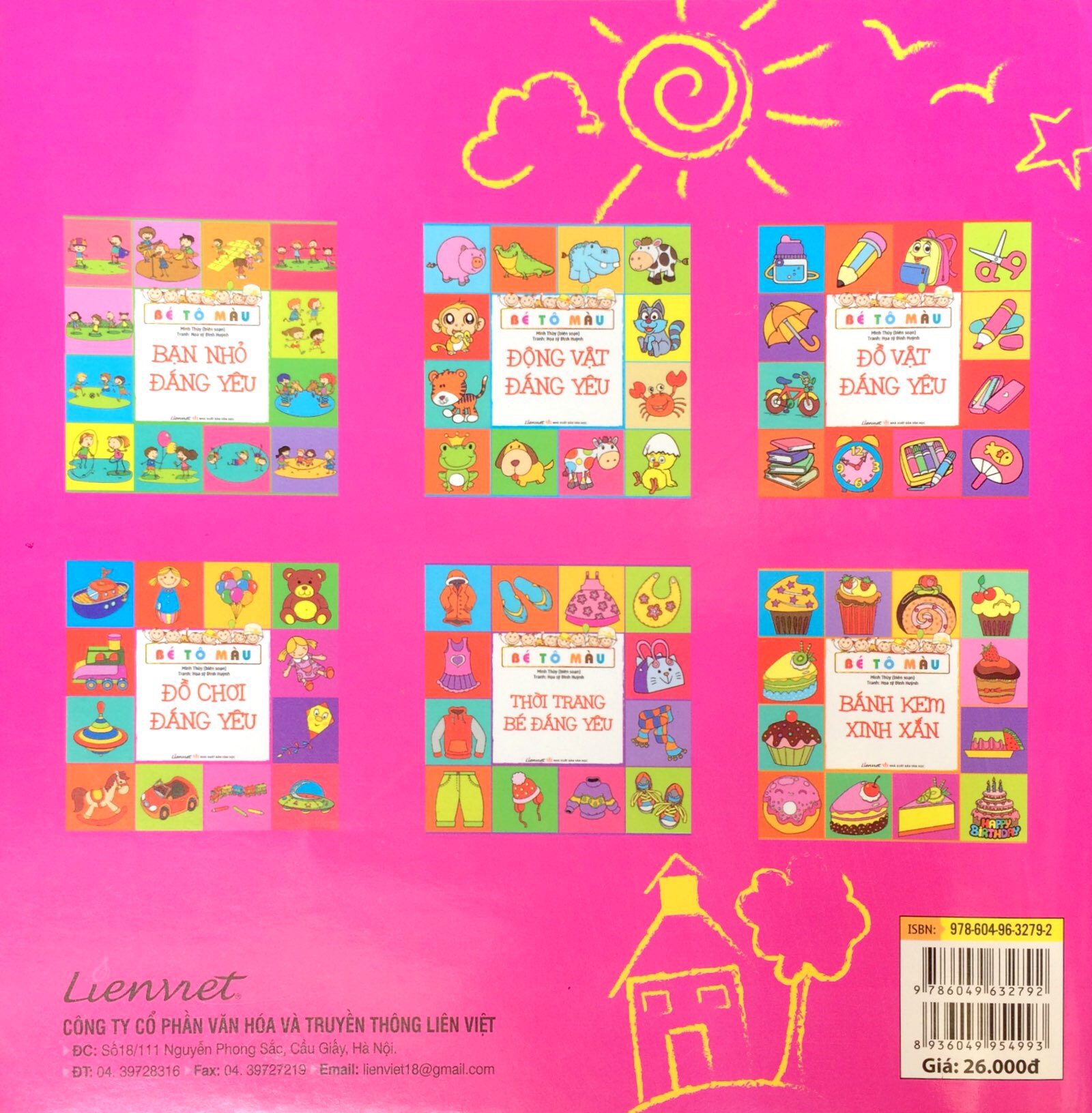 bé tô màu - đồ chơi đáng yêu