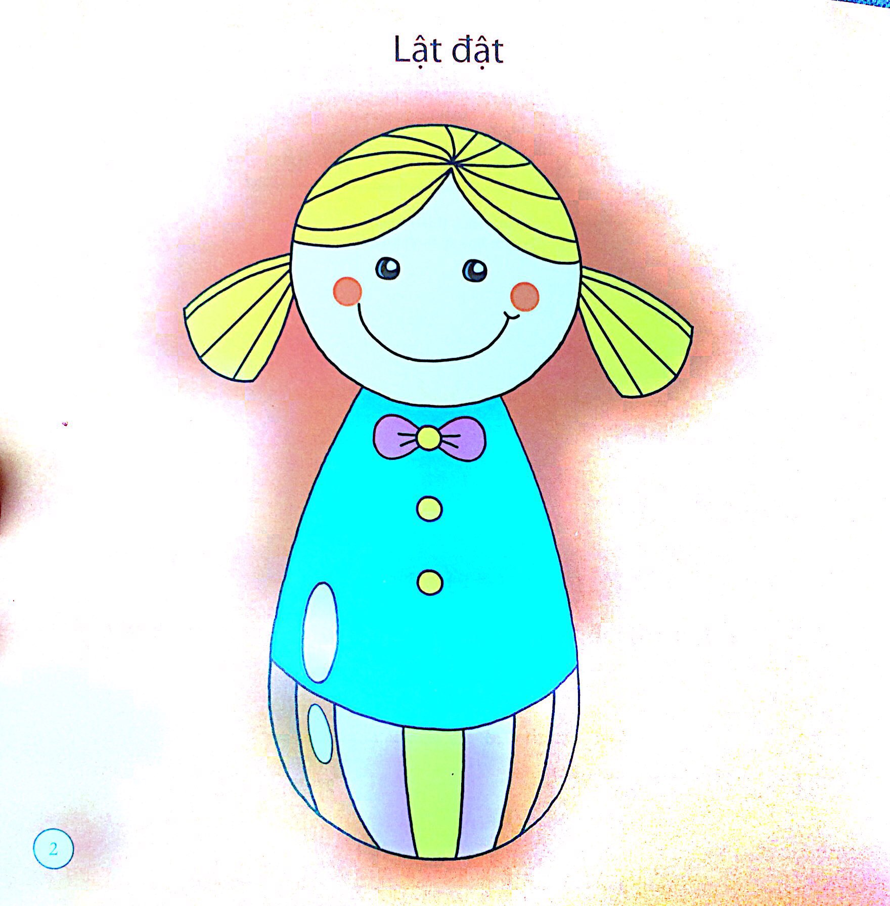 bé tô màu - đồ chơi đáng yêu