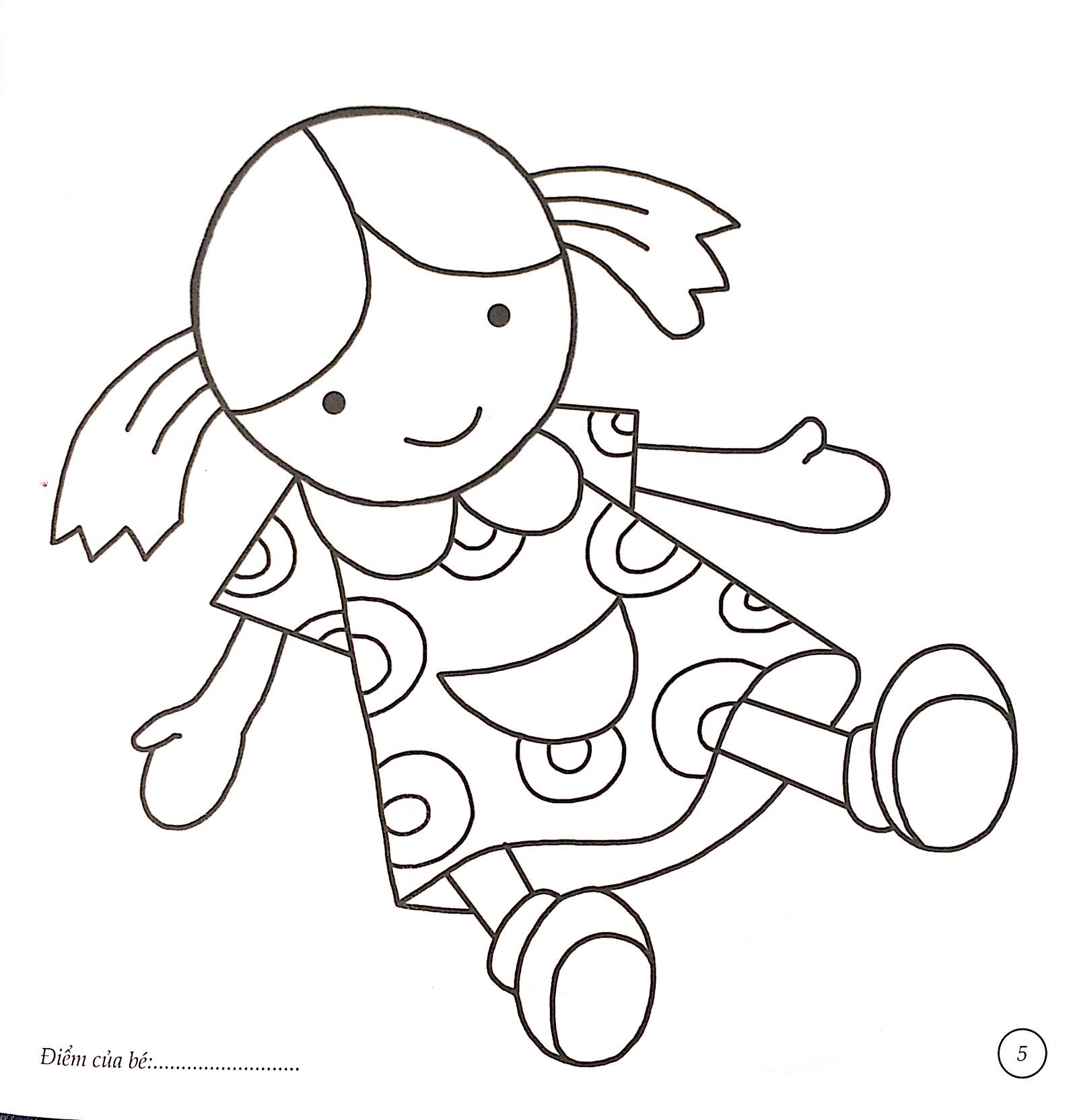 bé tô màu - đồ chơi đáng yêu