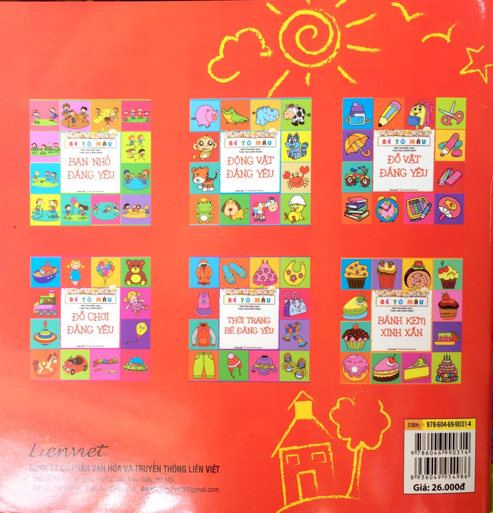 bé tô màu - đồ vật đáng yêu