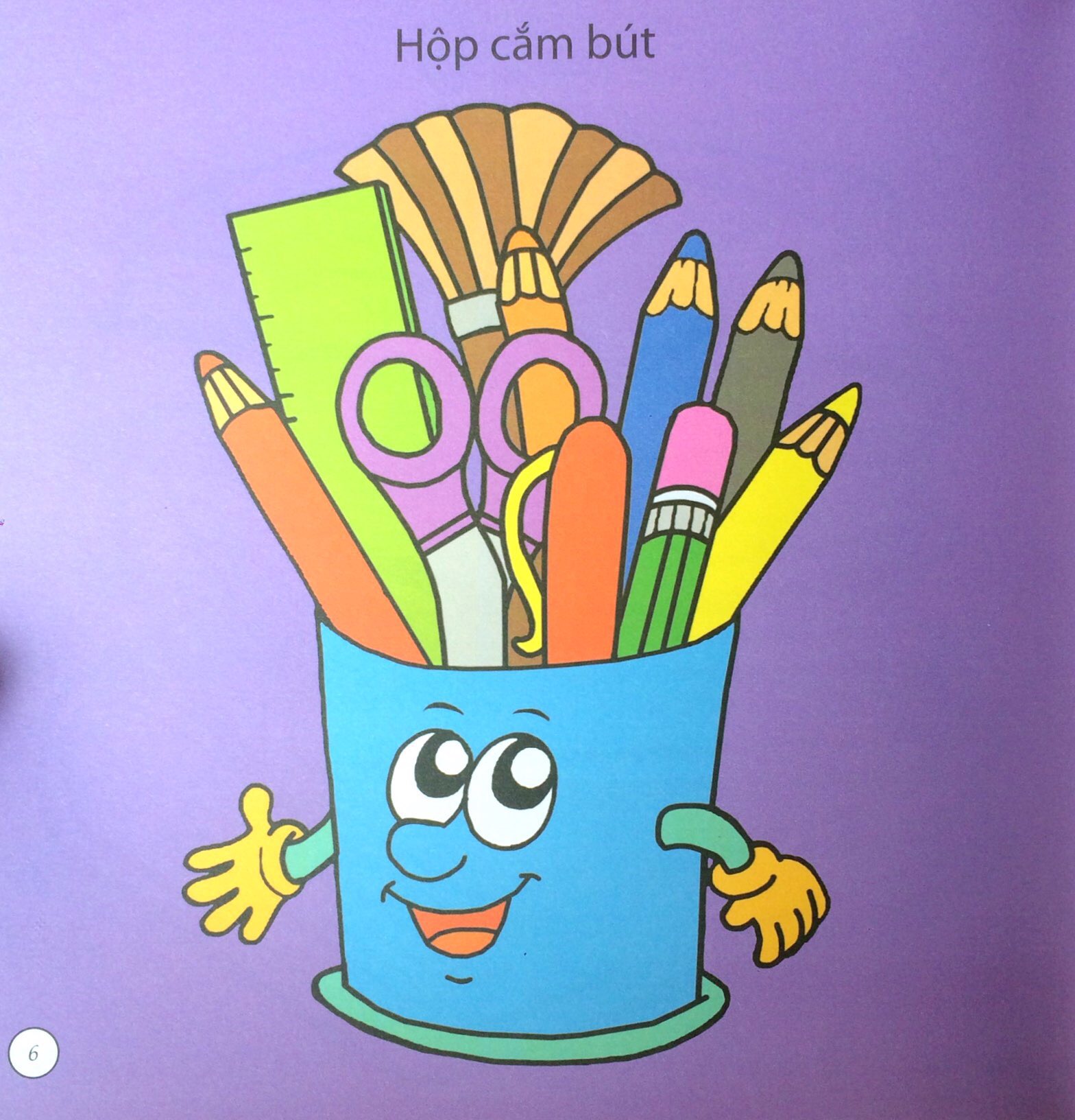 bé tô màu - đồ vật đáng yêu