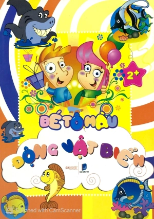 bé tô màu động vật biển