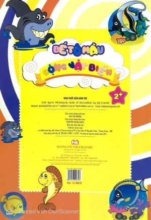 bé tô màu động vật biển