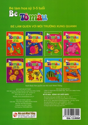 bé tô màu - động vật dưới nước