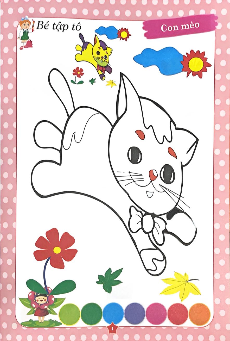 Bé Tô Màu Động Vật Nuôi