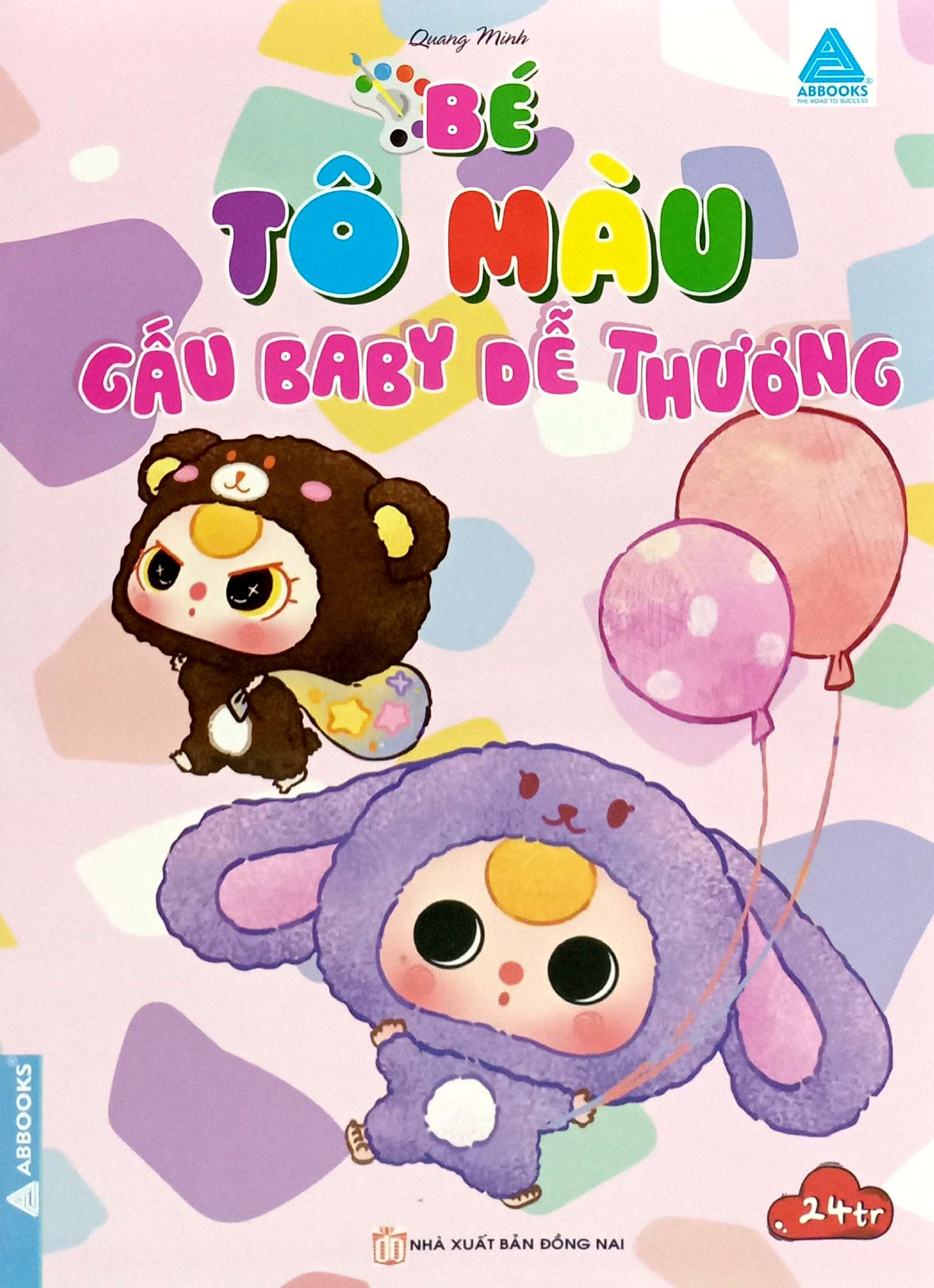 bé tô màu gấu baby dễ thương