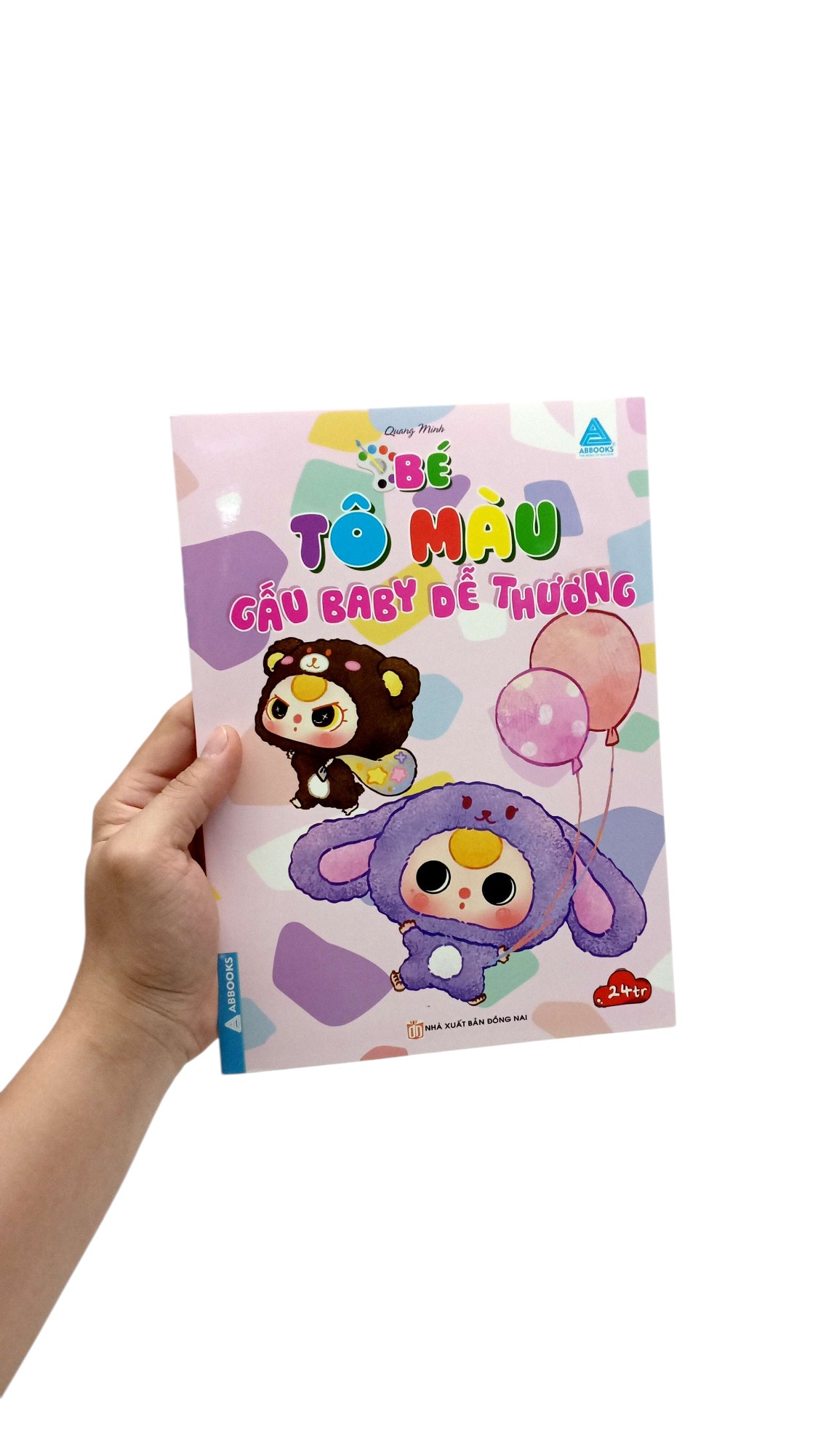 bé tô màu gấu baby dễ thương