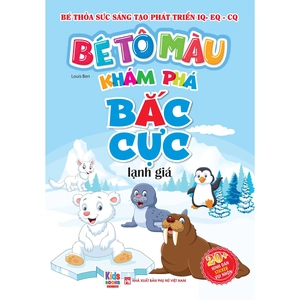 bé tô màu - khám phá bắc cực lạnh giá