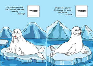 bé tô màu - khám phá bắc cực lạnh giá