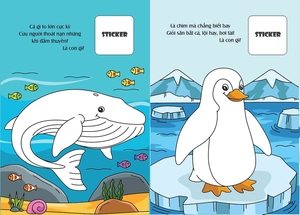 bé tô màu - khám phá bắc cực lạnh giá