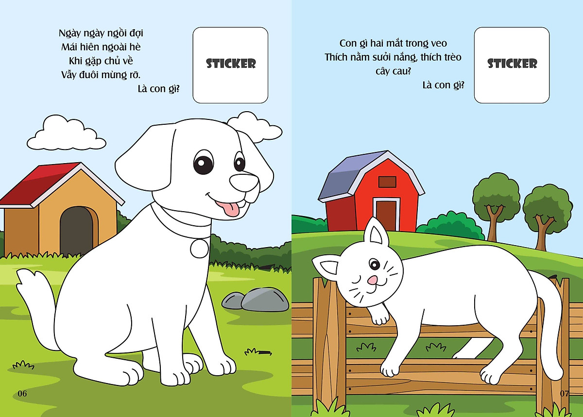 bé tô màu - khám phá nông trại vui vẻ