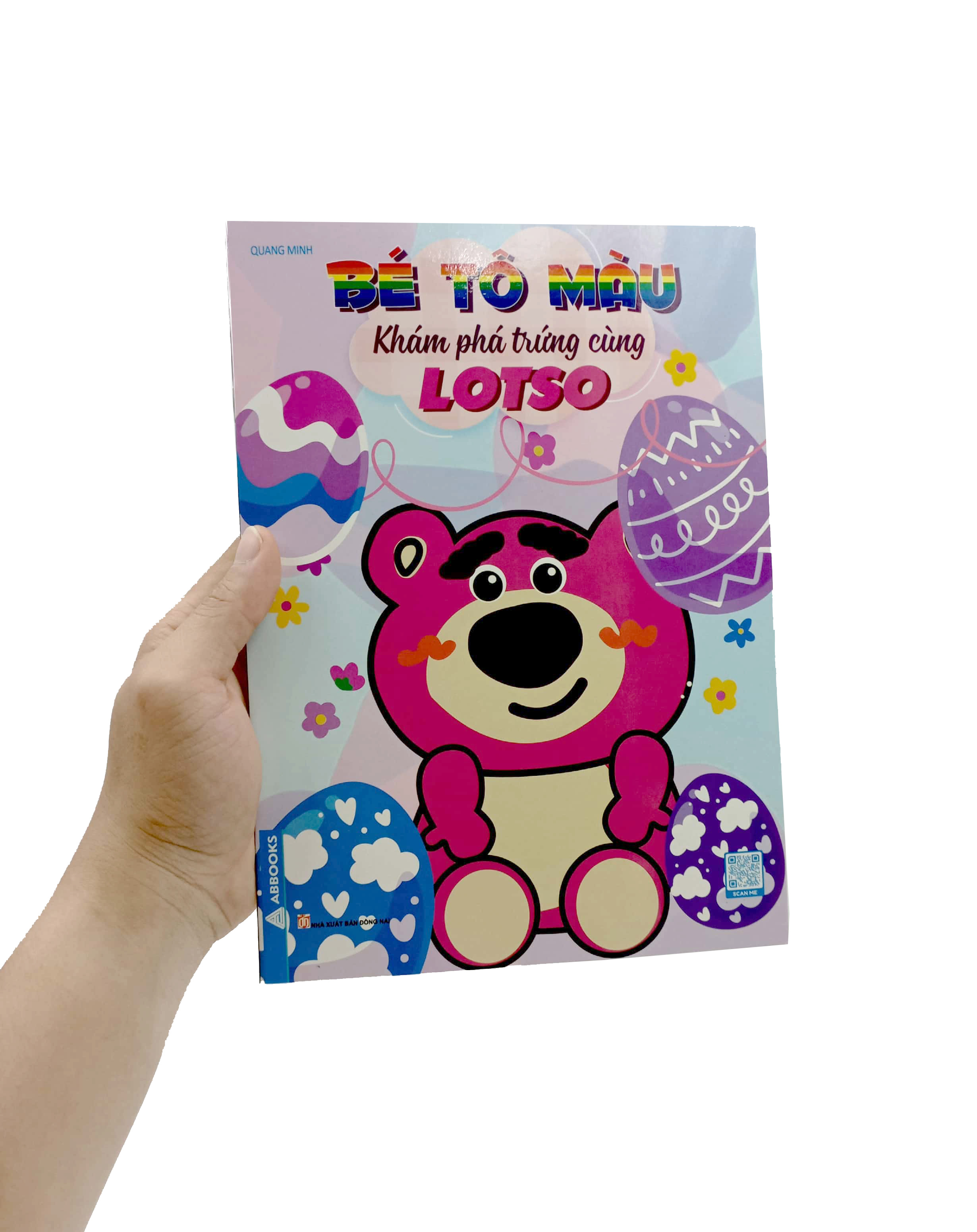 bé tô màu - khám phá trứng cùng lotso