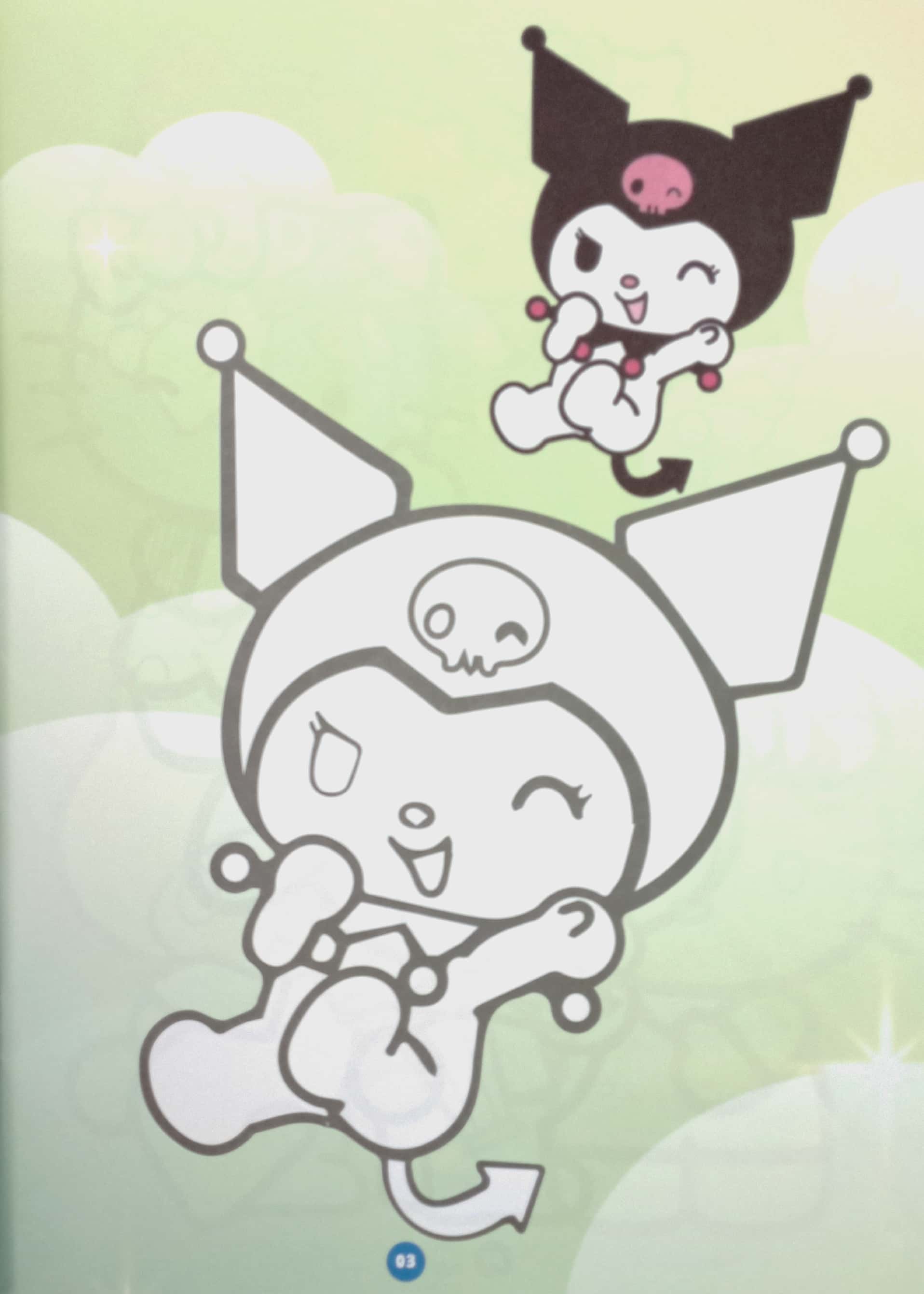 bé tô màu - kuromi vui hè cùng bạn