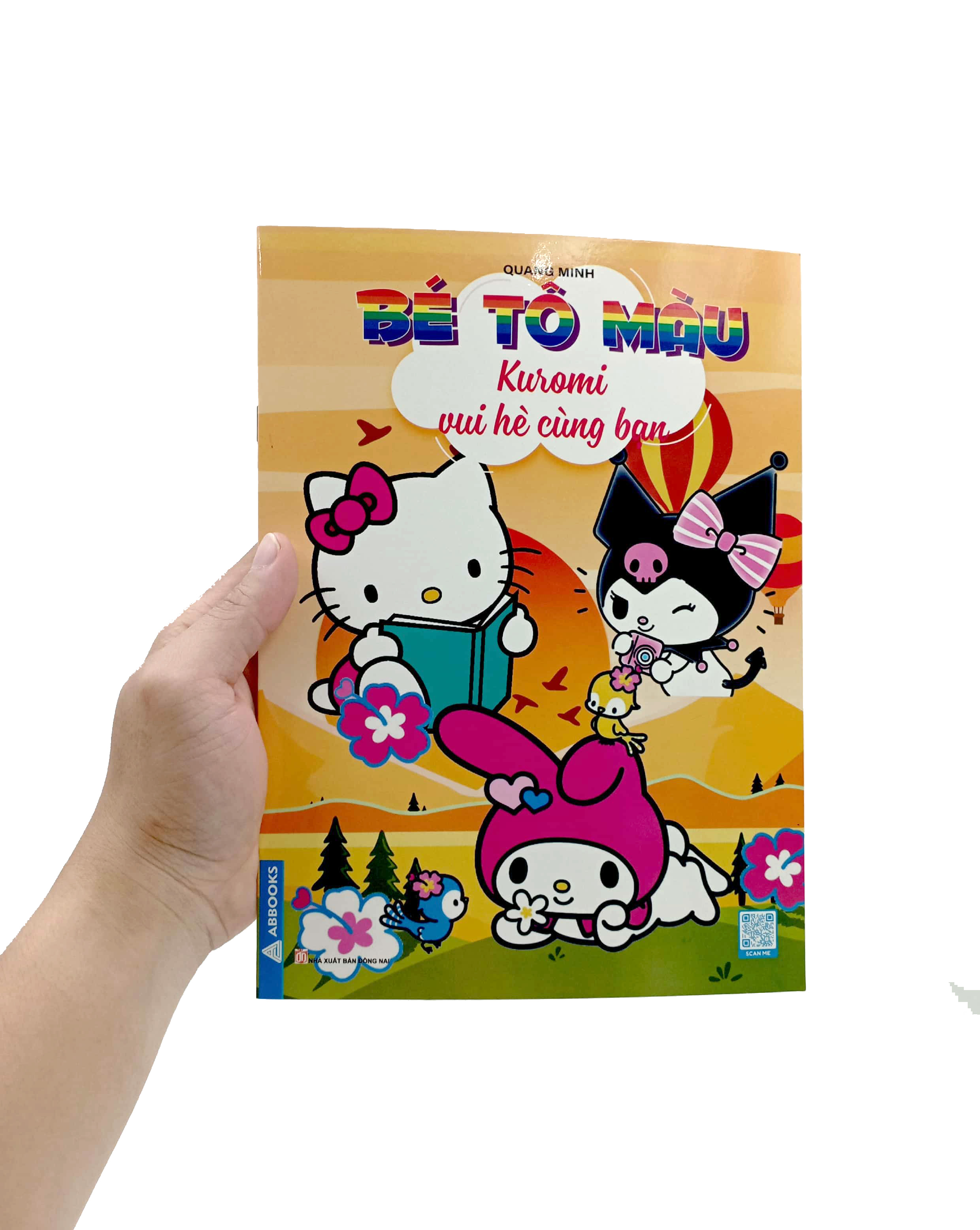 bé tô màu - kuromi vui hè cùng bạn