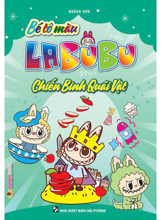 bé tô màu labubu chiến binh quái vật